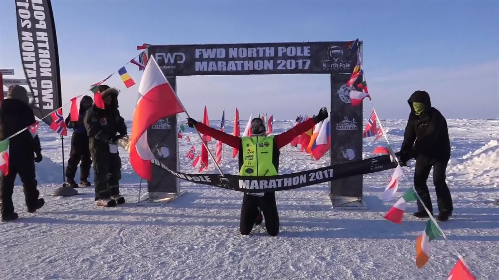 Présentation : marathon du Pôle Nord.