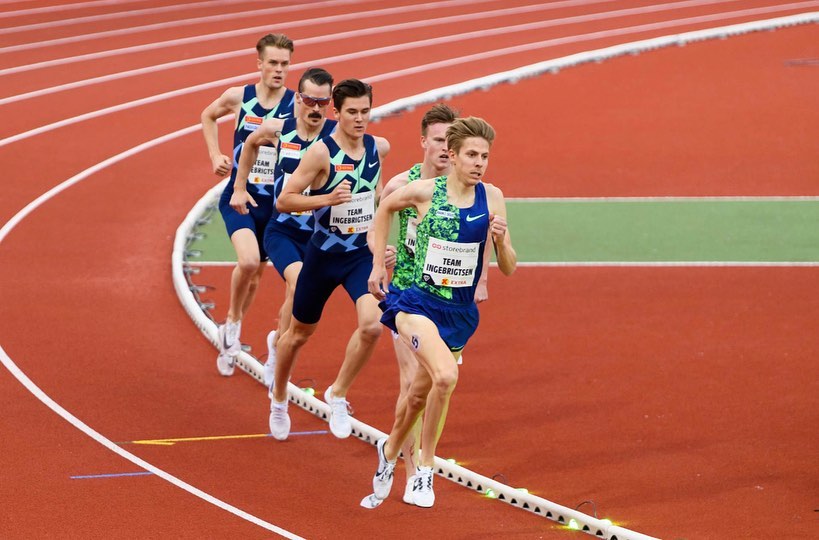 record d'europe 2000m Jakob Ingebrigsten