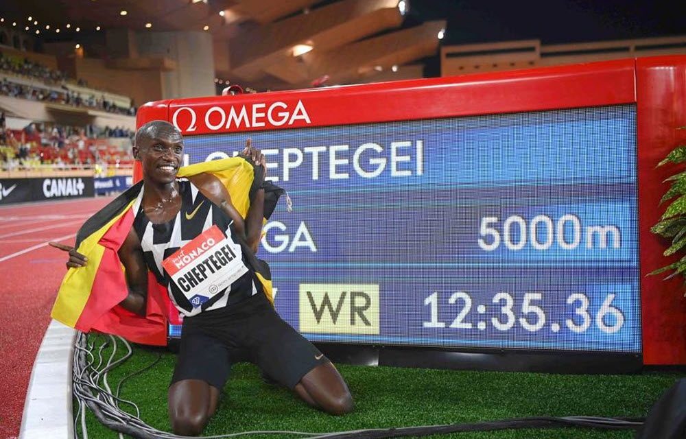 Record 5000m Cheptegei Joshua, l’analyse de sa course disponible sur Strava