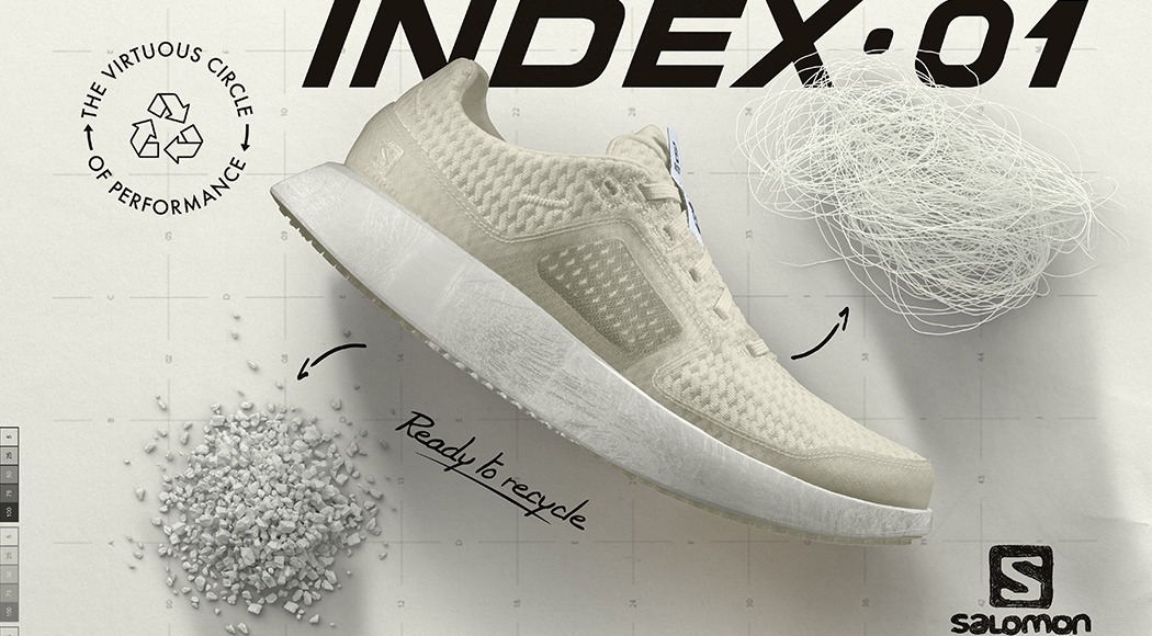 Présentation Salomon Index.01, la première chaussure haute performance entièrement recyclable.