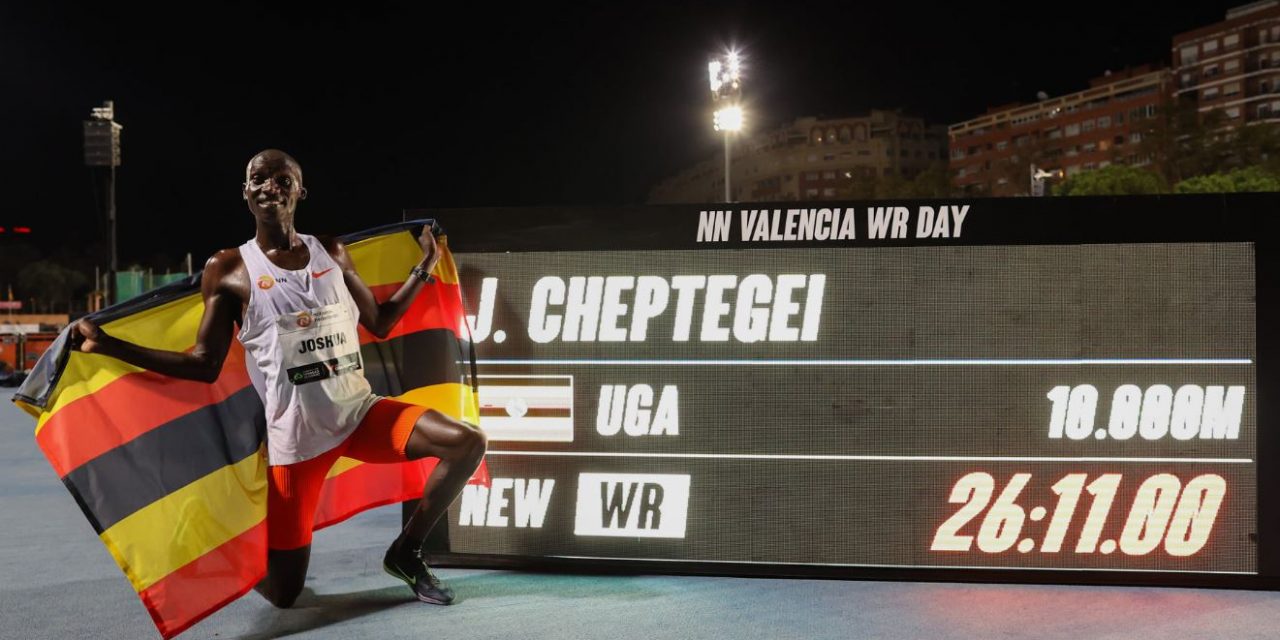 Record du monde 10000m pour Joshua Cheptegei, 26’11″02, il efface donc Bekele des tablettes