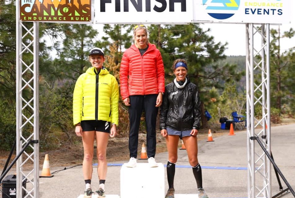 Résultats Canyons Endurance Runs, Audrey Tanguy prend une belle 3ème place en Californie.