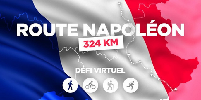 Route Napoléon, la course virtuelle proposée par l’application JustMove.