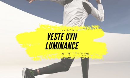 Veste running pour courir la nuit: la Uyn Luminance dotée d’une membrane phosphorescente.