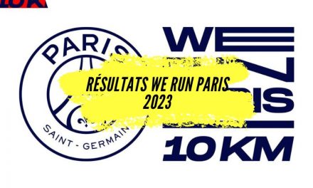 Résultats We Run Paris 2023, tous les classements.