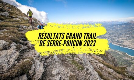 Résultats Grand Trail de Serre-Ponçon 2023, tous les classements.