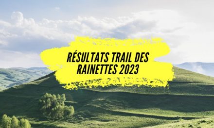 Résultats Trail des Rainettes 2023, tous les classements.
