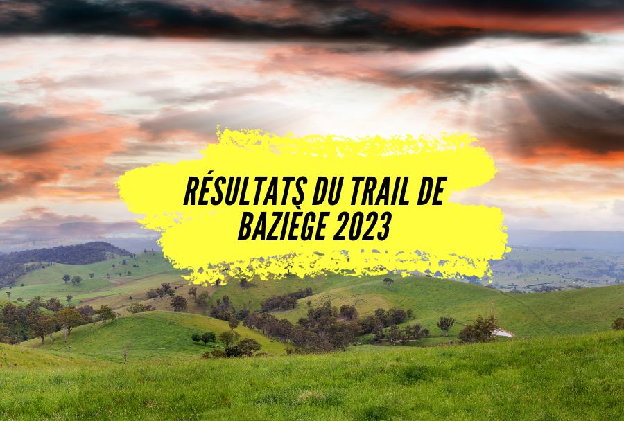 Tous les résultats du trail de Baziège 2023